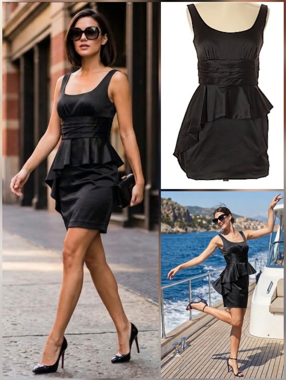 💙BCBGeneration NWT! black cocktail dress 🤍Size 2